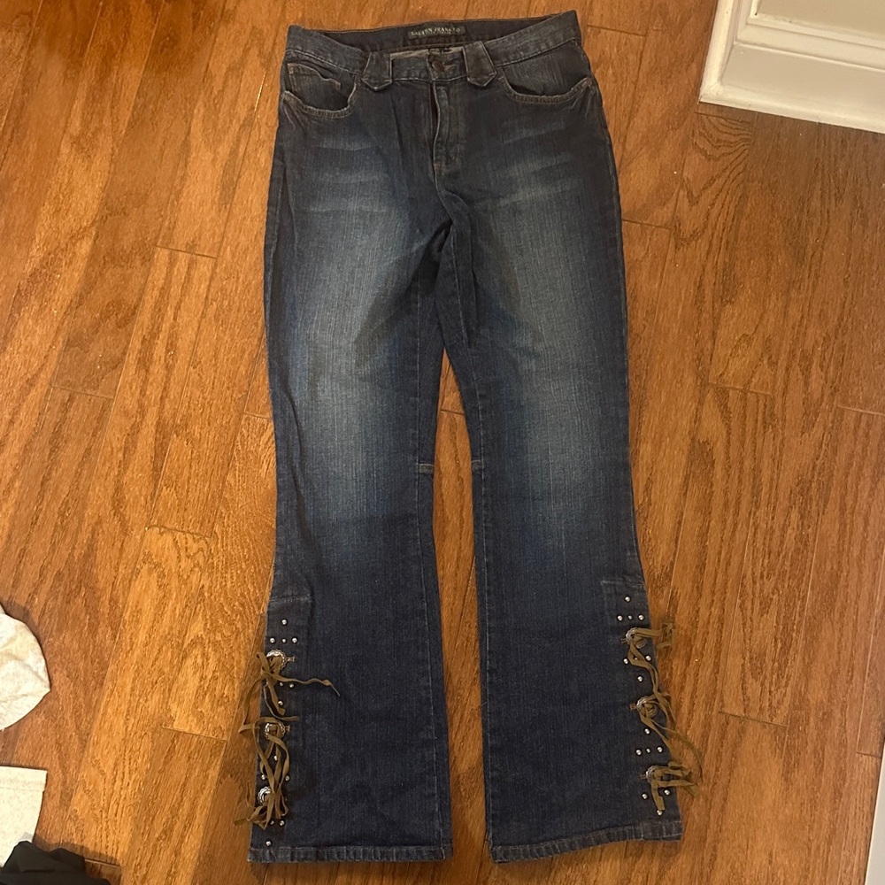 Ralph Lauren Western Blue Jeans - Picture 2 of 4